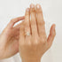 Bezel Set Emerald Cut Lab Grown Diamond Ring